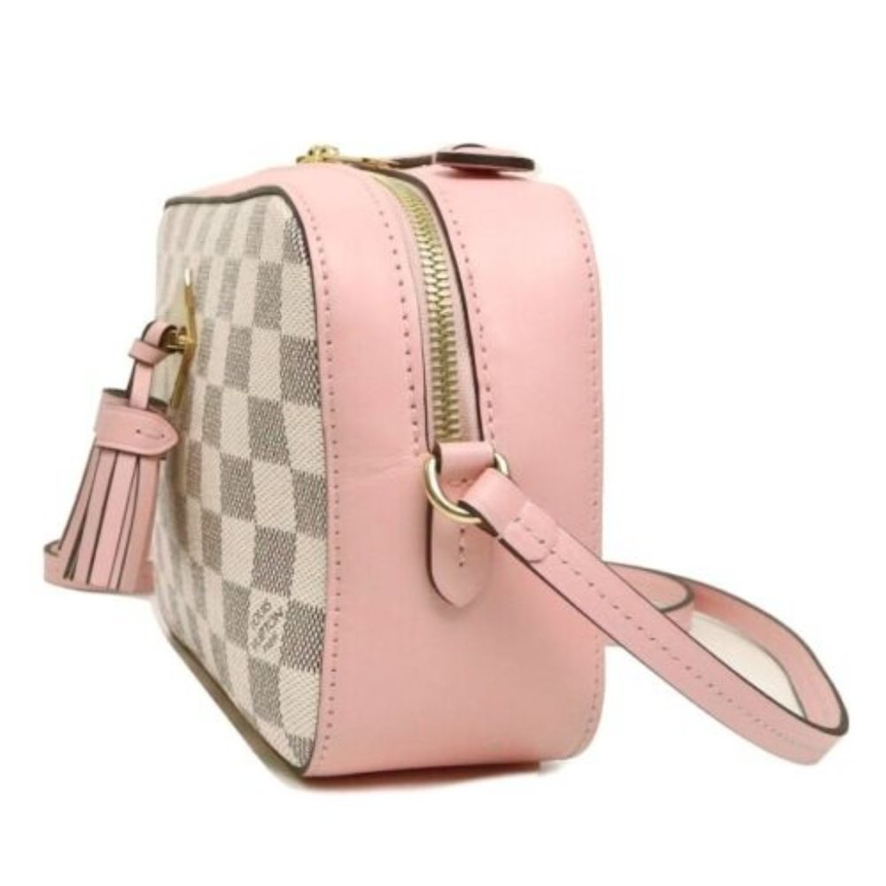 Saintonge Shoulder Bags Diagonal Hanging Damier Azure - Picture 3 of 9